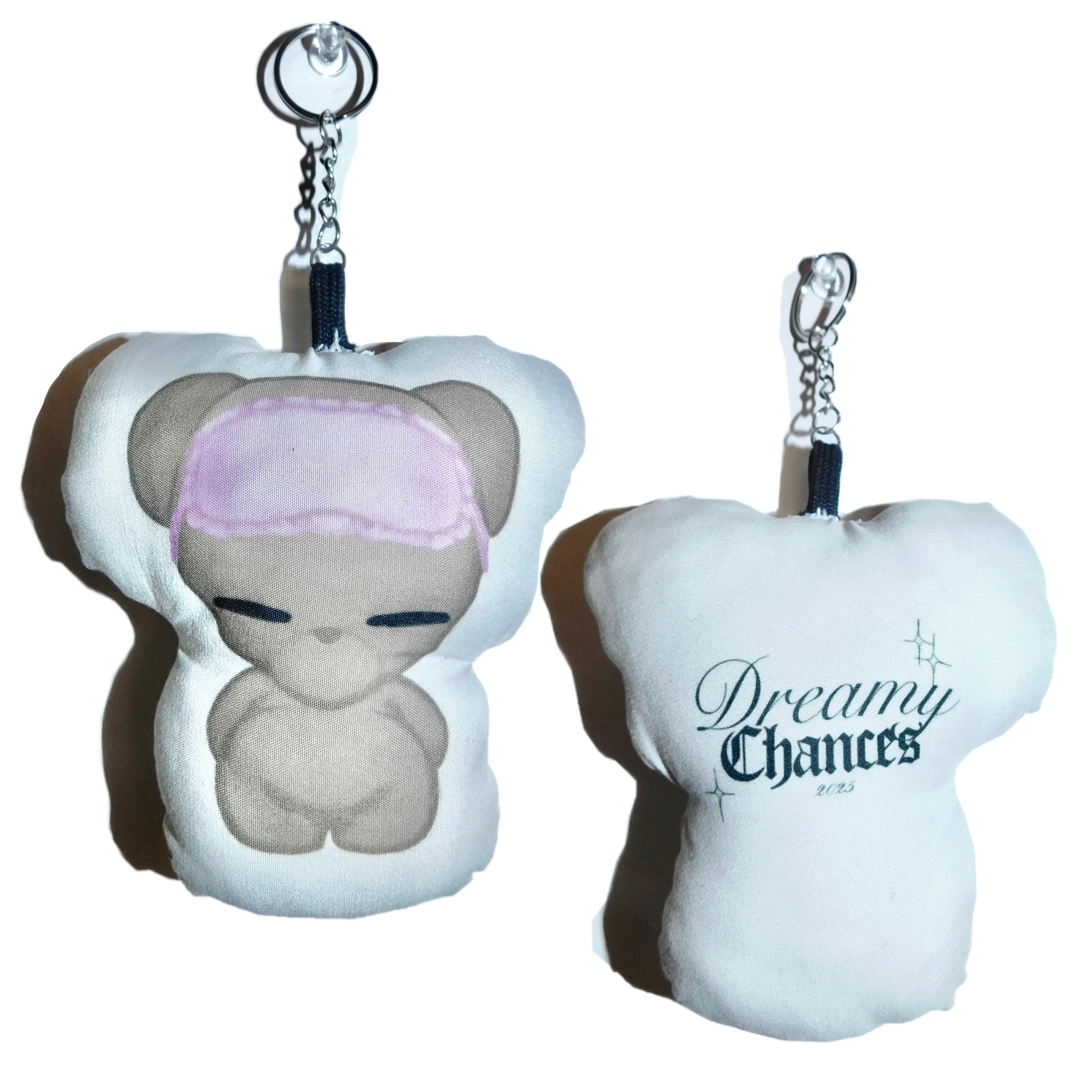 Chubby Teddy Bear Keychains 3/3
