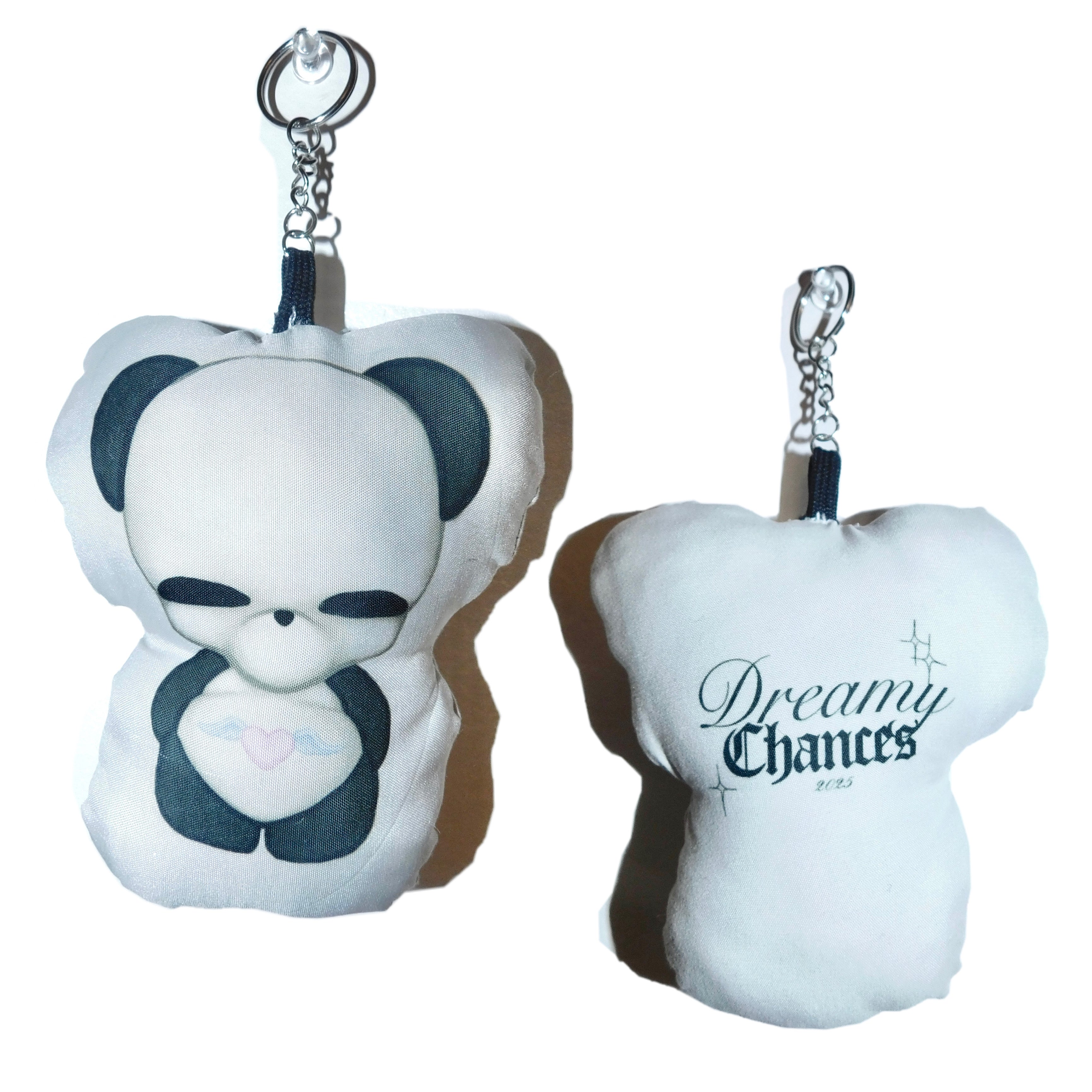 Chubby Panda Bear Keychains 3/3