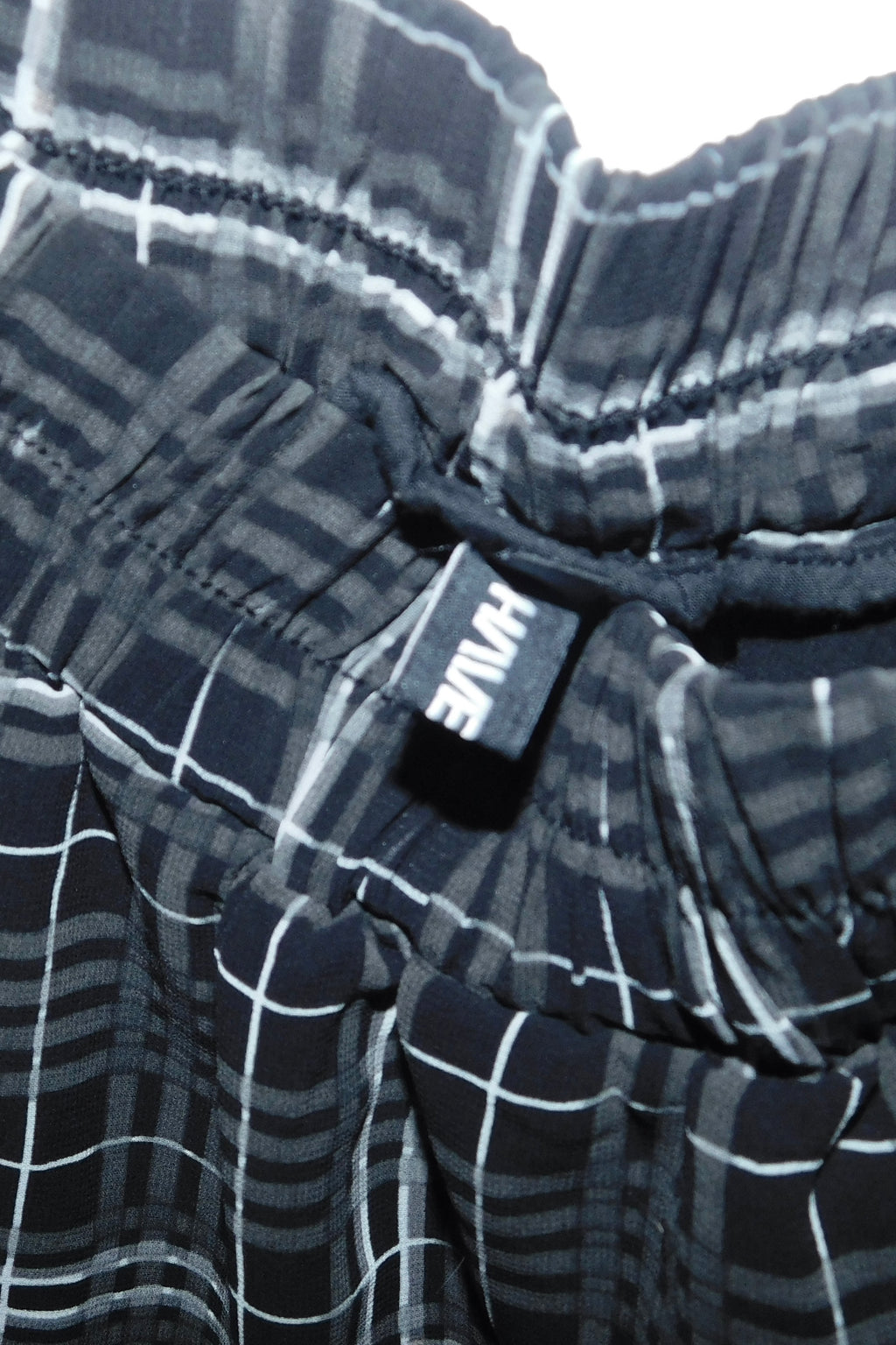 long flowy plaid skirt